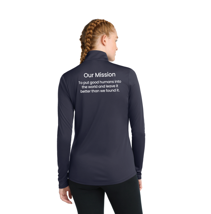 Sonnet Sport-Tek® PosiCharge® Competitor™ Women's 1/4-Zip Pullover - NAVY