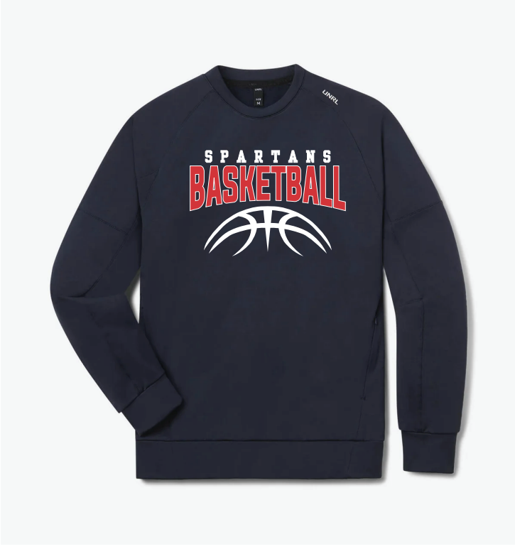 Orono Basketball UNRL Crossover Crewneck - NAVY