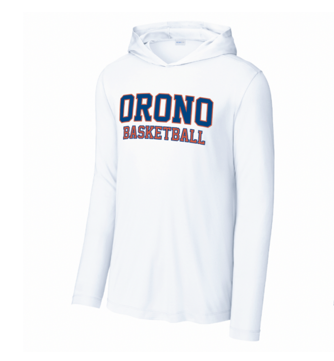 Orono Basketball Sport-Tek® Posi-UV® Pro Long Sleeve Hoodie