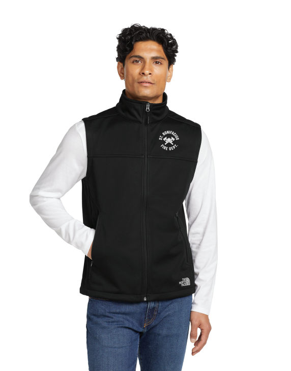 St. Bonifacius Fire The North Face® Ridgewall Soft Shell Vest - BLACK