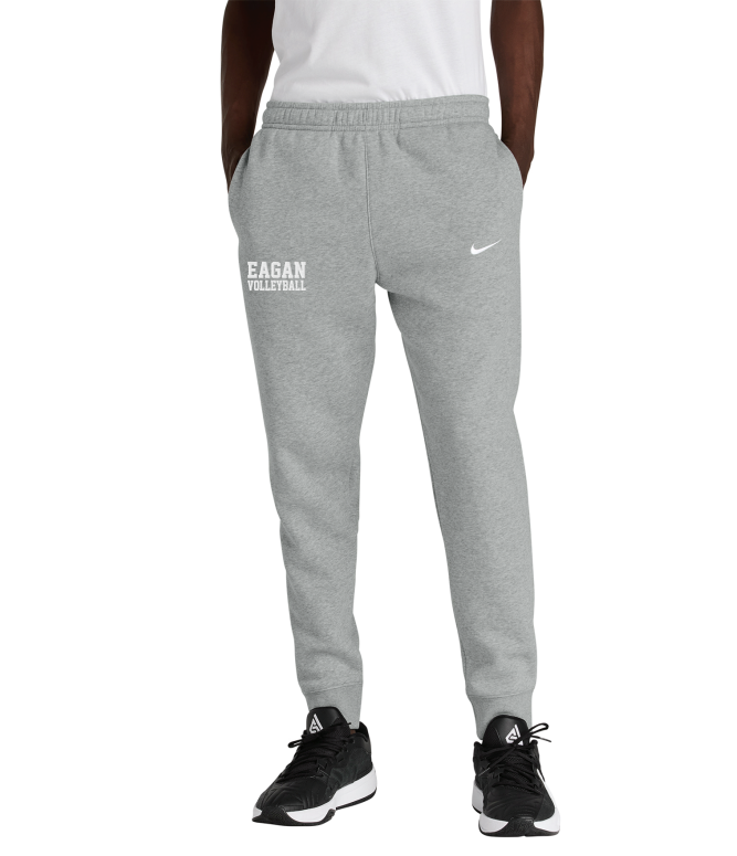 Eagan Volleyball Nike Club Fleece Jogger - HEATHER GREY