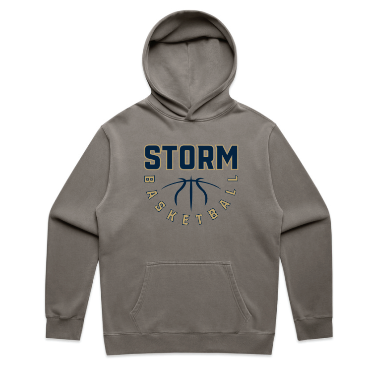 Chanhassen Girls Basketball UNISEX Relax Faded Hood - FADED GREY