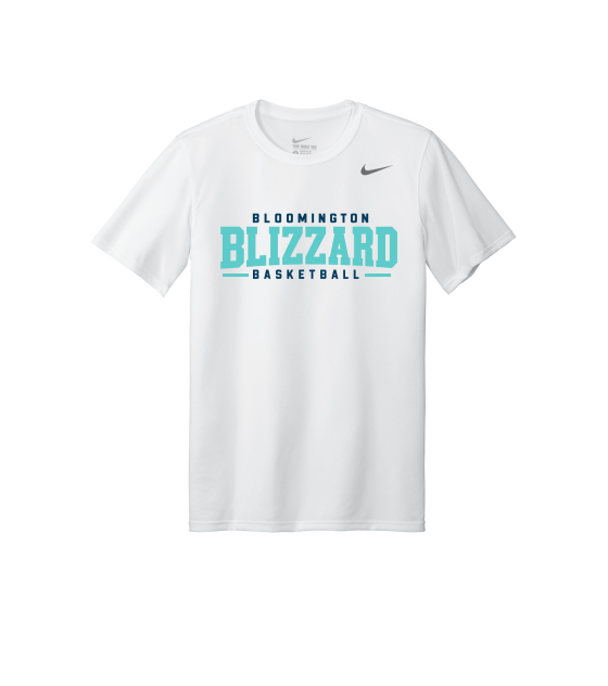 Bloomington Basketball Nike Team rLegend Tee - WHITE