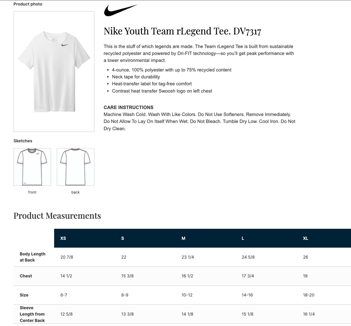 Bloomington Basketball Nike Team rLegend Tee - NAVY