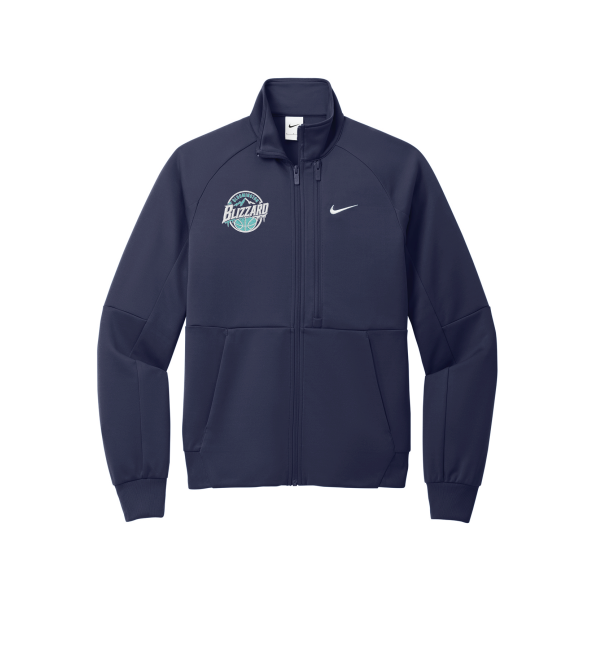Bloomington Basketball Nike Full-Zip Chest Swoosh Jacket - MIDNIGHT NAVY