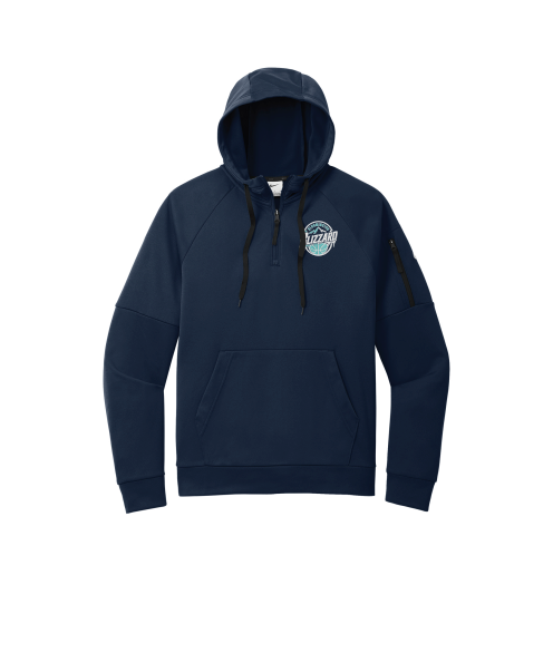 Bloomington Basketball Nike Therma-FIT Pocket 1/4-Zip Fleece Hoodie - NAVY