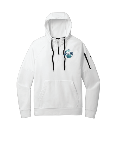 Bloomington Basketball Nike Therma-FIT Pocket 1/4-Zip Fleece Hoodie - WHITE