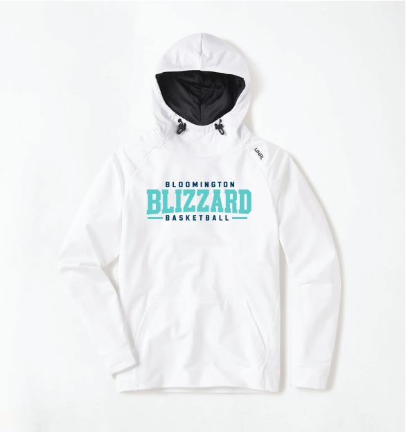 Bloomington Basketball UNRL™ Crossover Hoodie - WHITE