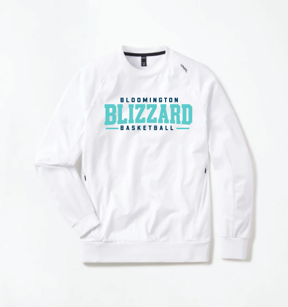 Bloomington Basketball UNRL™ Crossover Crewneck - WHITE