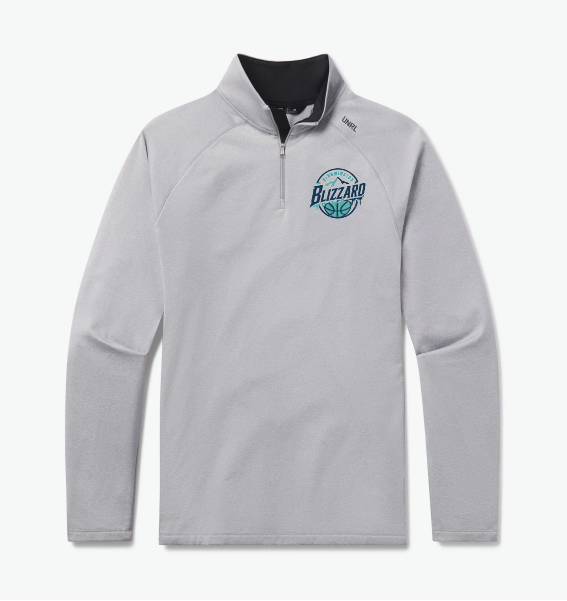 Bloomington Basketball UNRL™ Interlock Quarter Zip - HEATHER GREY