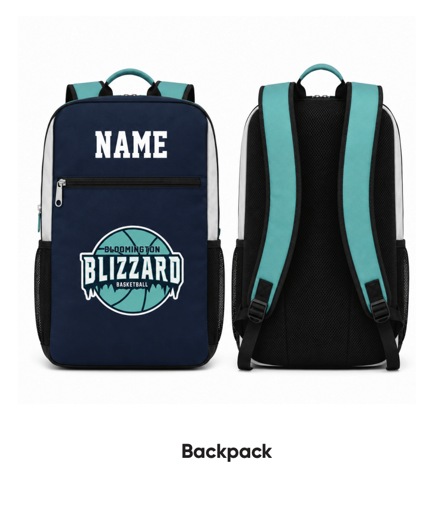Bloomington Basketball Sublimated Backpack
