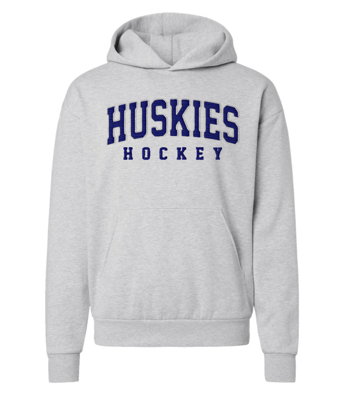 Owatonna Hockey Unisex Avenue Midweight Hooded Sweatshirt *TACKLE TWILL* - ASH