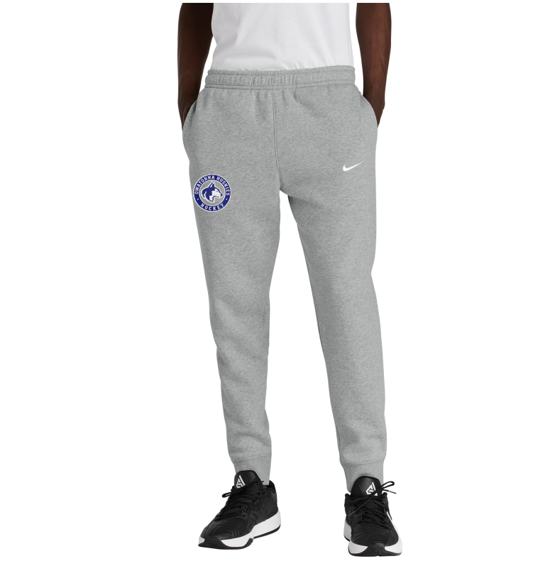 Owatonna Hockey Nike Club Fleece Jogger - HEATHER GREY