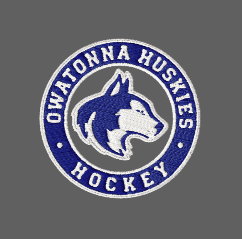 Owatonna Hockey Harley Flannel Pants -BLUE/WHITE