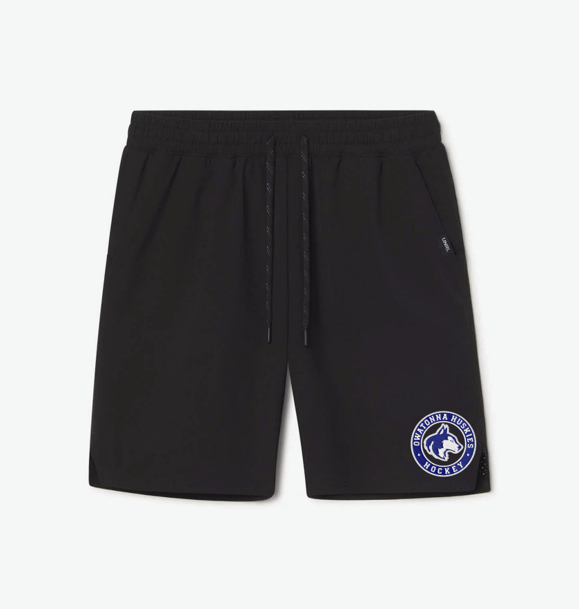 Owatonna Hockey UNRL Stride Shorts - BLACK