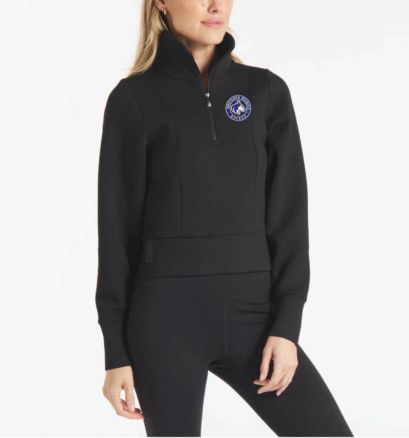 Owatonna Hockey Women's UNRL™ LuxBreak  Half-Zip Pullover - BLACK