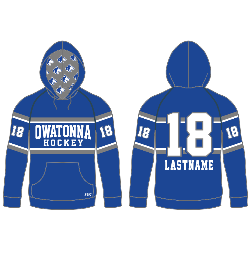 Owatonna Hockey Sublimated Hoodie