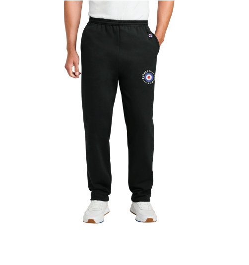 Subzero Curling Champion Open-Bottom Sweatpants - BLACK