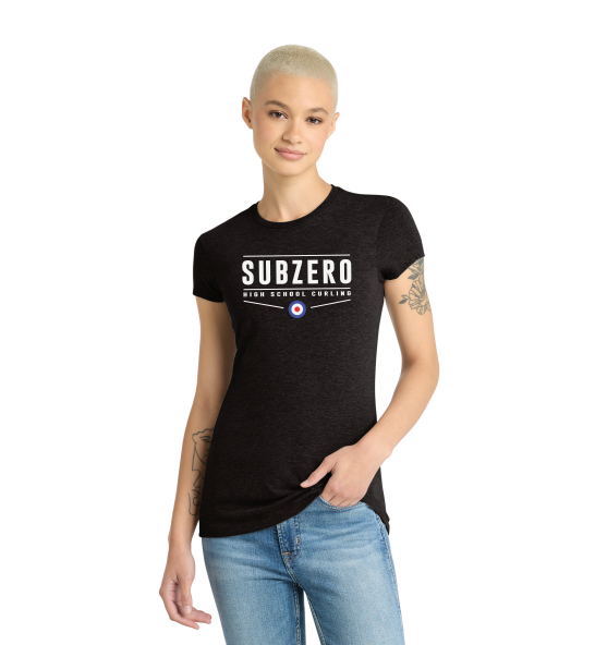 Subzero Curling Women's District® Perfect Tri® Tee - BLACK