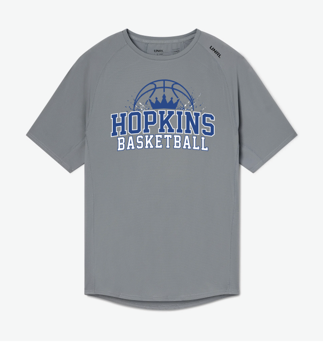 Hopkins Basketball UNRL Streamline Performance Tee - CADET GREY