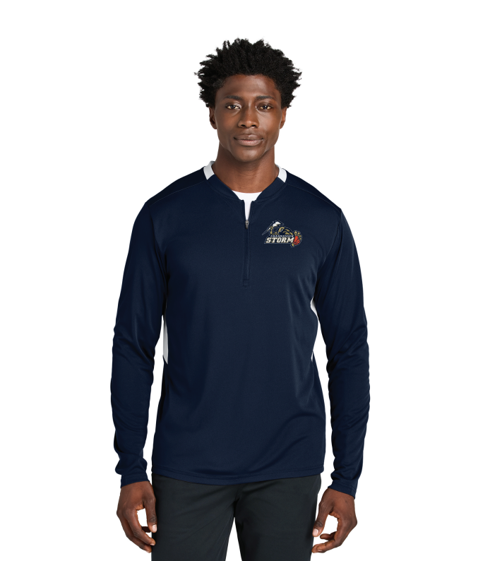 COACHES ONLY Sport-Tek® Club 1/4-Zip Pullover - NAVY