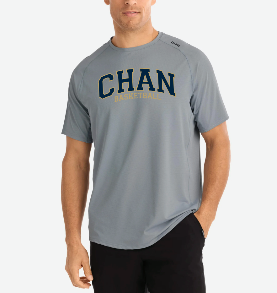 Chanhassen Basketball UNRL Streamline Performance Tee - CADET GREY