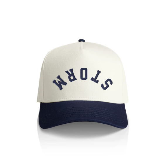 Chanhassen Basketball Frame Two-Tone Cap - NATURAL/NAVY