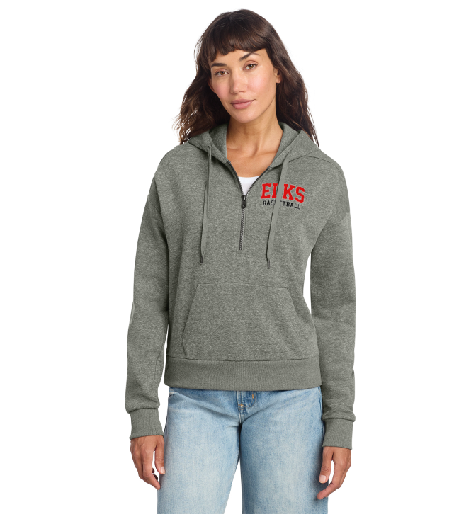 Elk River Basketball District® Women’s Perfect Tri® Fleece 1/2-Zip Pullover - GREY