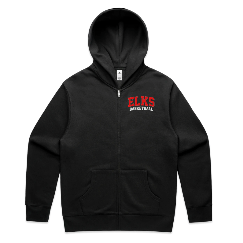 Elk River Basketball ASCOLOUR. Relax Hood - BLACK