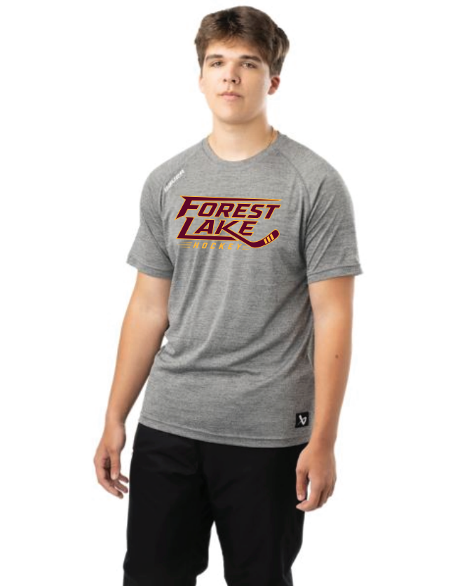 Forest Lake Hockey BAUER S24 TEAM TECH TEE - GREY