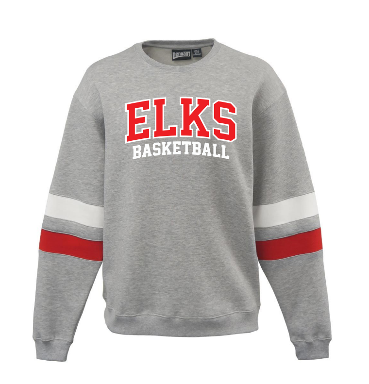 Elk River Basketball Varsity Crew - GREY/RED