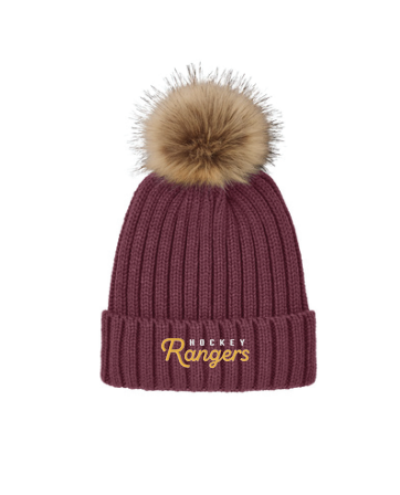 Forest Lake Hockey Port Authority® Faux Fur Pom Beanie