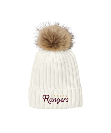 Forest Lake Hockey Port Authority® Faux Fur Pom Beanie
