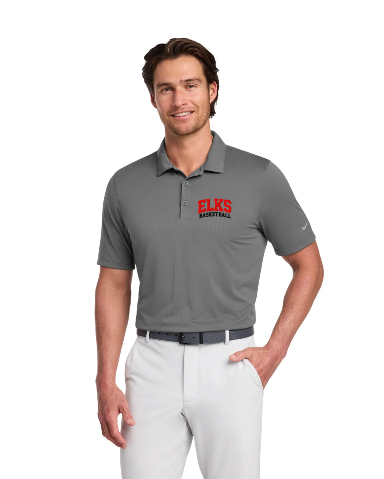Elk River COACH Nike Dri-FIT Legacy Polo - GREY
