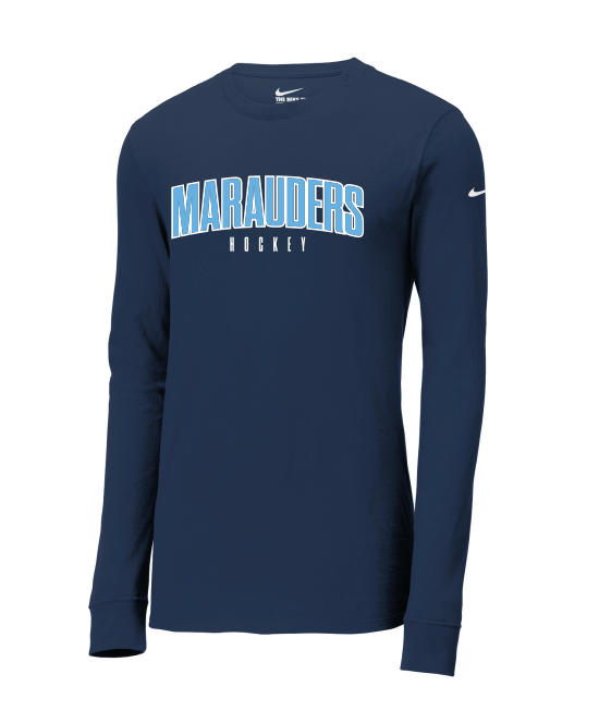 Roseville Mahtomed Hockey UNISEX Nike Dri-FIT Cotton/Poly Long Sleeve Tee