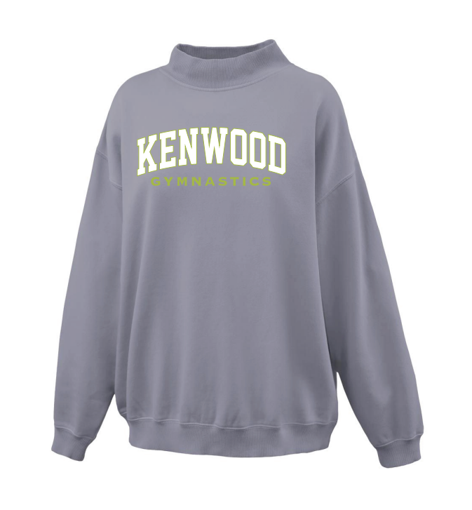 Kenwood Gymnastics Mockneck Sweatshirt - GREY