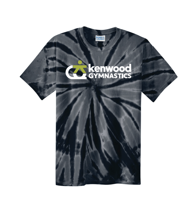 Kenwood Gymnastics Tie-Dye Short Sleeve Tee - BLACK