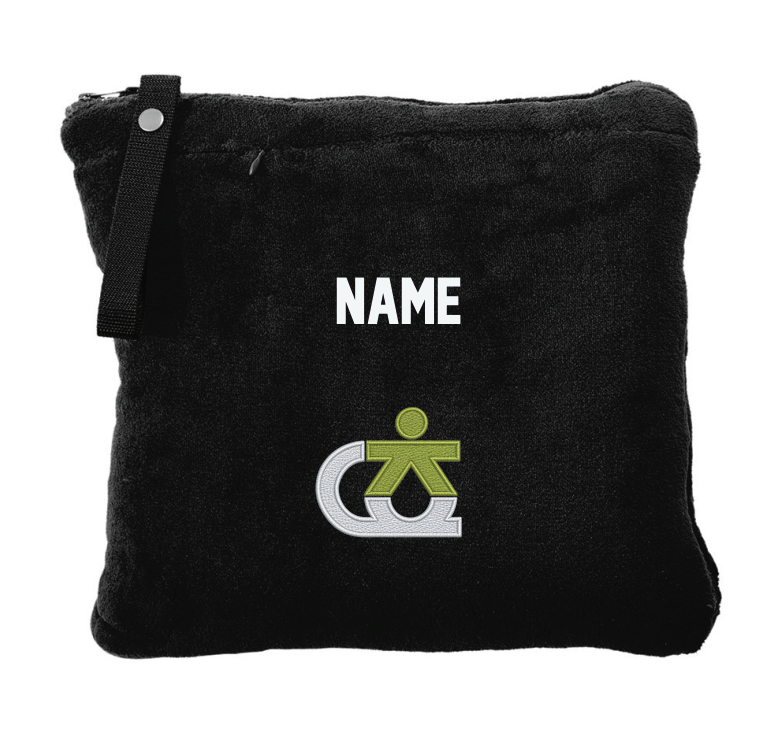 Kenwood Gymnastics Packable Travel Blanket - BLACK