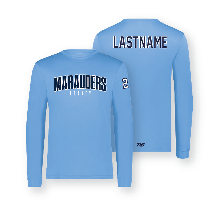 RMH Sublimated Long Sleeve Shirt - Blue