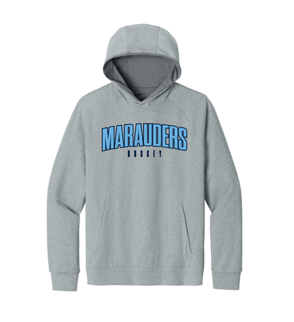 Roseville Mahtomedi Hockey Nike Dri-Fit Primary Hoodie - GREY