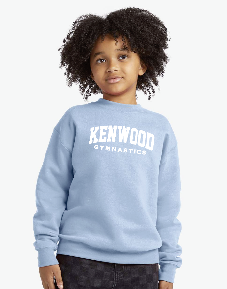 Kenwood Gymnastics Youth Hanes EcoSmart® Crewneck Sweatshirt