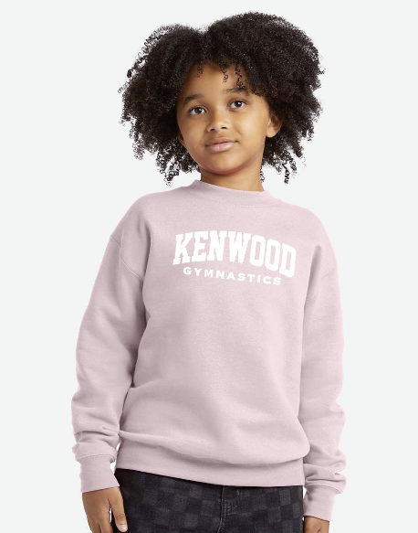 Kenwood Gymnastics Youth Hanes EcoSmart® Crewneck Sweatshirt