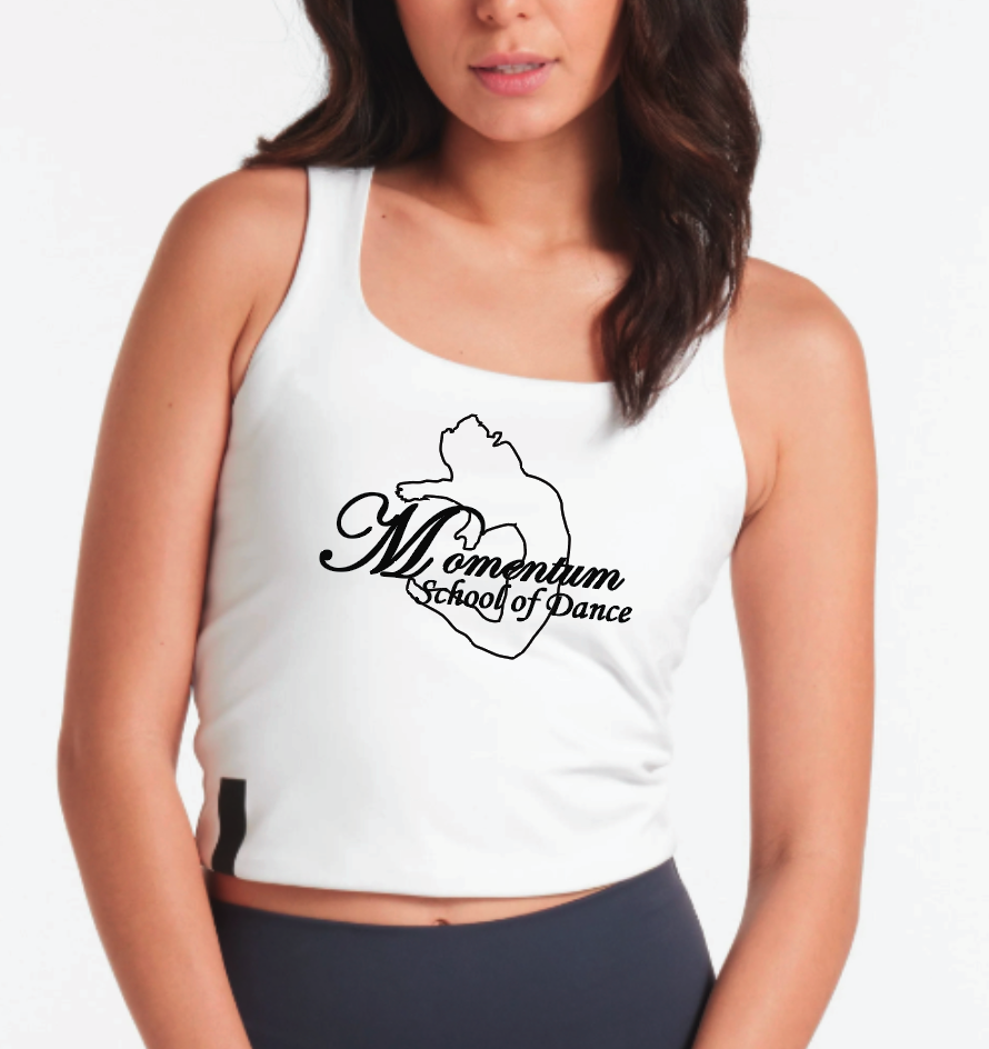 Momentum Dance UNRL™ Performa Fitted Tank - WHITE