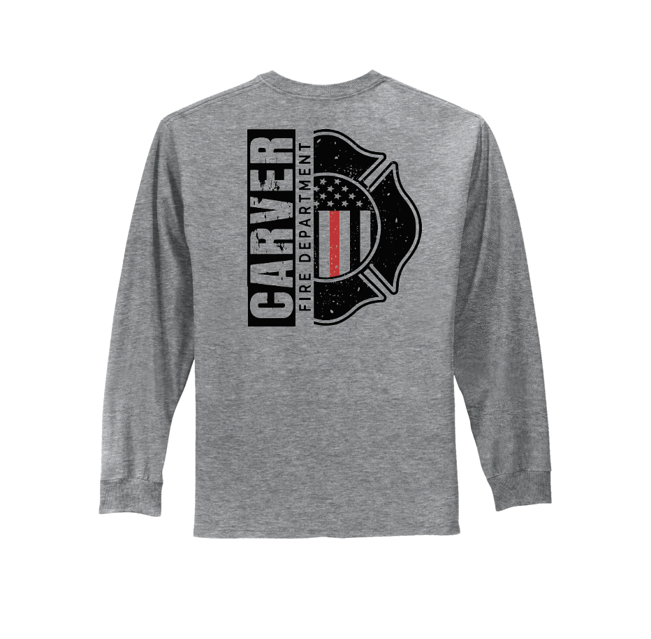 Carver Fire Port & Co® Long Sleeve Essential Tee (MALTESE BACK)