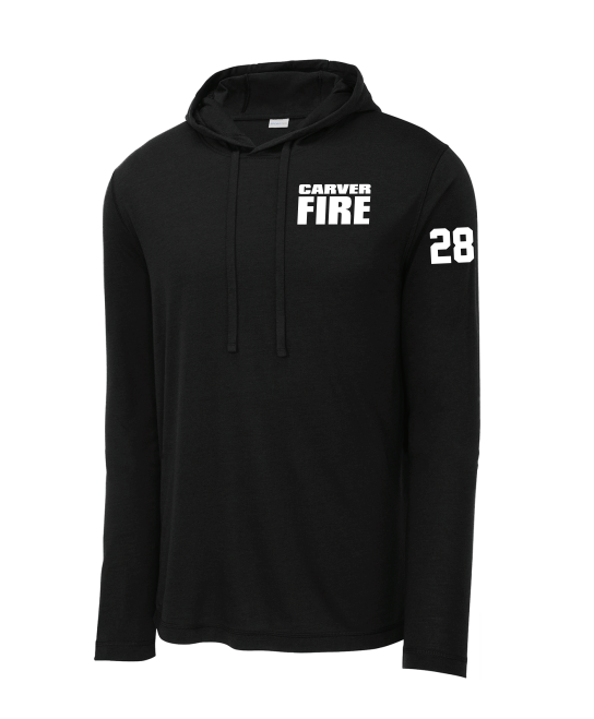 Carver Fire Sport-Tek® PosiCharge® Tri-Blend Wicking Long Sleeve Hoodie (MALTESE BACK)
