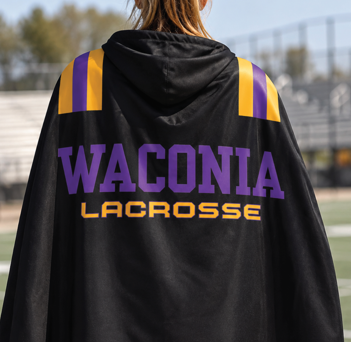 Waconia Lacrosse Sublimated Parka - BLACK