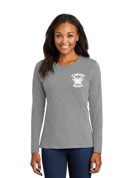 Carver Fire Women's Long Sleeve Core Cotton Tee