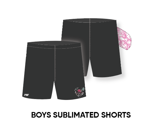 Minnesota Miners BOYS Sublimated Shorts - BLACK