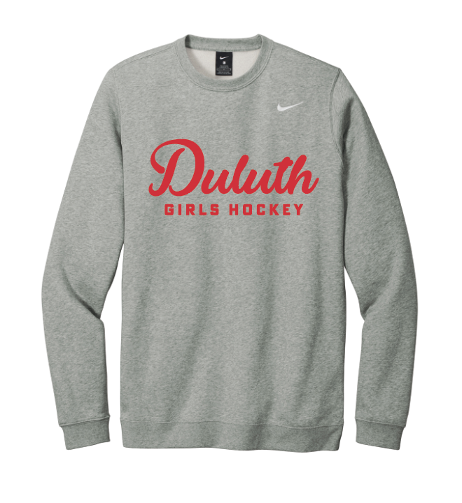 Duluth Northern Stars Nike Club Fleece Crew - GREY