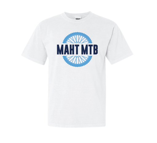 Mahtomedi Bike Team Unisex COMFORT COLORS Garment-Dyed Heavyweight T-Shirt - WHITE
